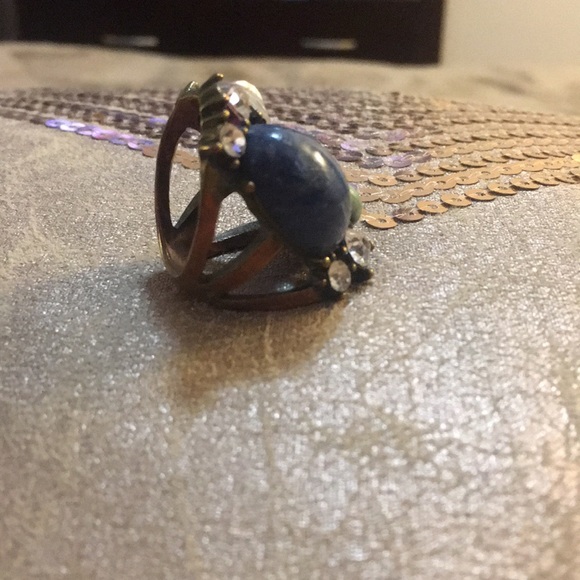 GOLD RHINESTONE RING - Picture 3 of 4